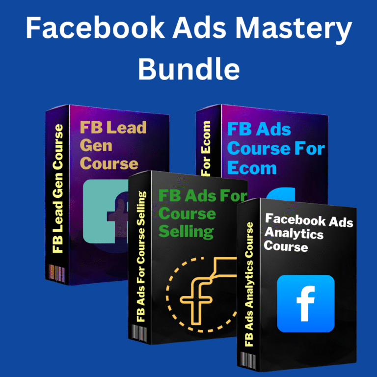 Facebook Ad Mastery 4 Course Bundle